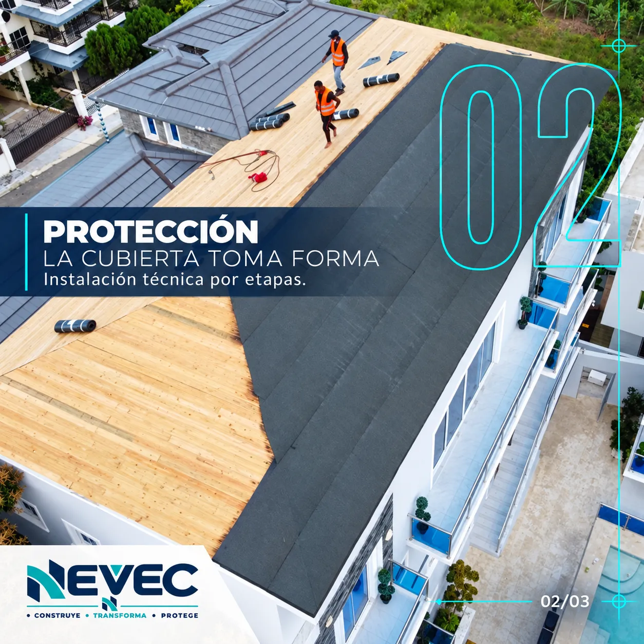 La cubierta toma forma